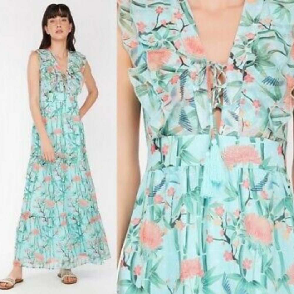 Floral Cover-up America & Beyond Bamboo Bliss Maxi Dress